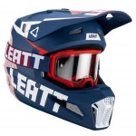 Шлем LEATT Helmet Moto 3.5 + Goggle [Royal]